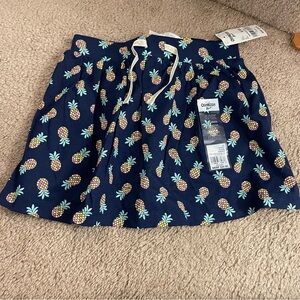 Carter's Navy Pineapple Skort